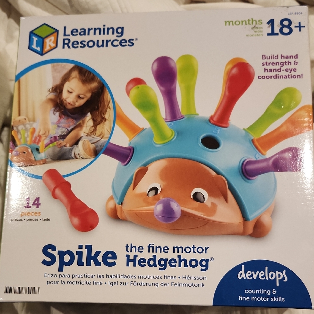 Spike the Fine Motor Hedgehog Toy